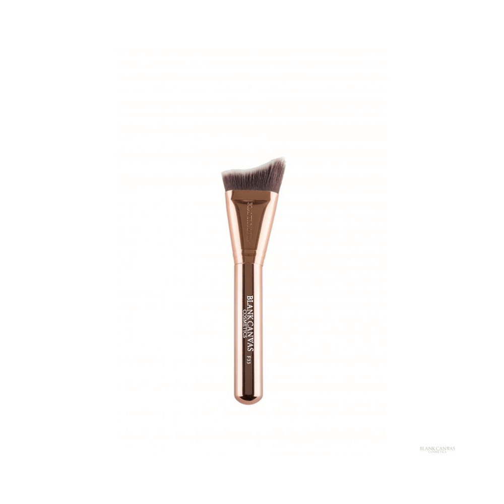 Blank Canvas F33 Extreme Contour Brush - Metallic Rose Gold