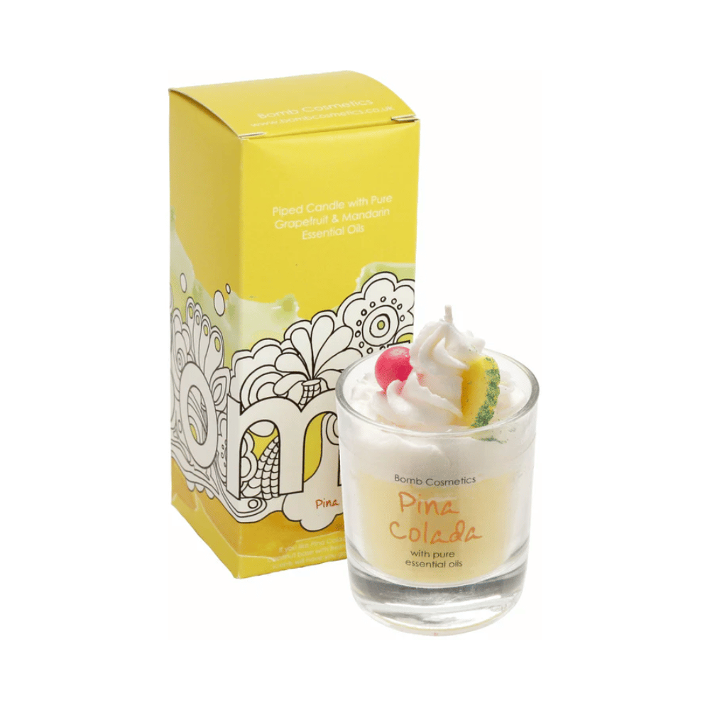 Bomb Cosmetics Pina Colada Piped Candle