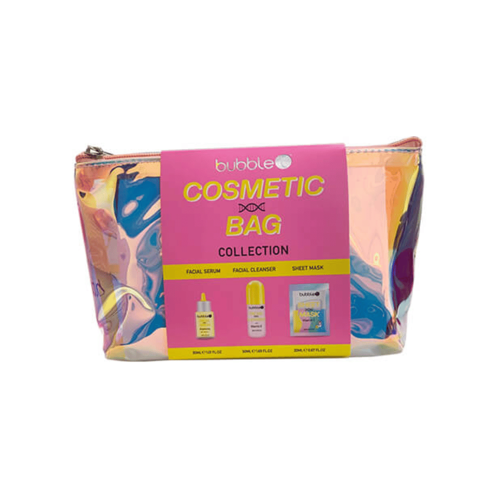 The Bubble T Cosmetics Vitamin C Cosmetic Bag Collection