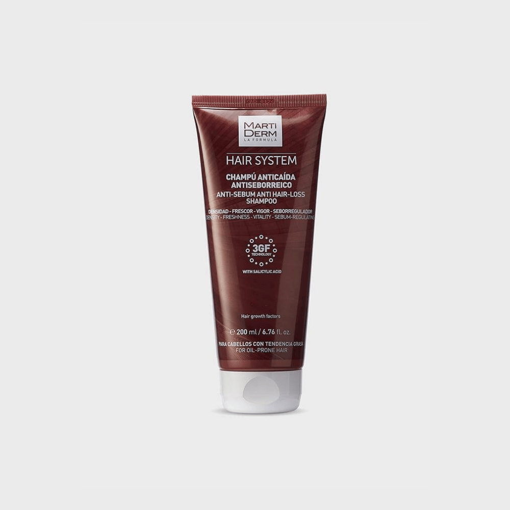 Martiderm Hair System Anti-Sebum Anti Hair-Loss Shampoo 200ml