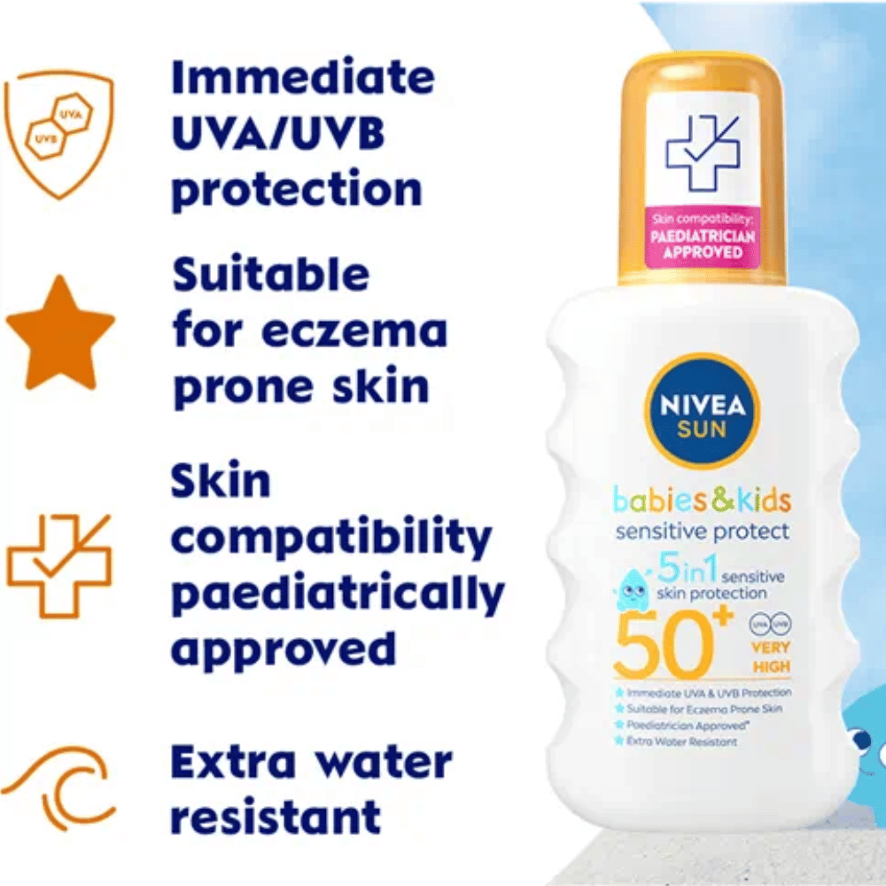 NIVEA Sun Babies & Kids Sensitive Protect Spray SPF50+