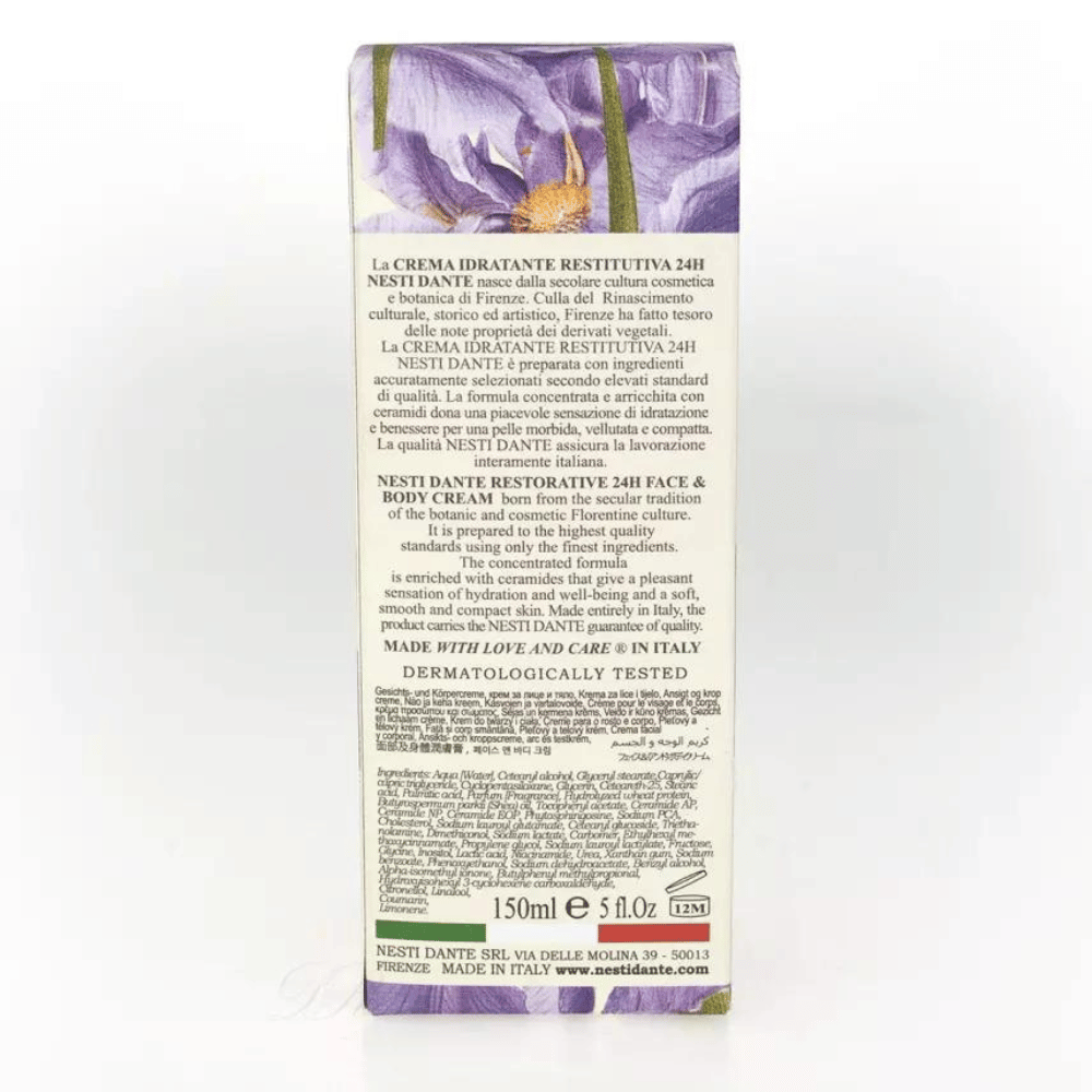 Nesti Dante Dei Colli Fiorentini Iris Face & Body Lotion 150ml Back