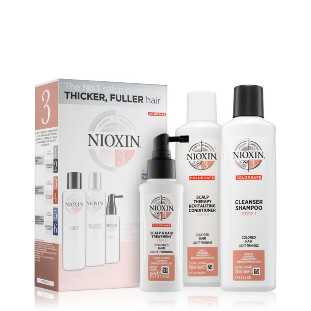 Nioxin System 3 Hair Treatment Set For Coloured Hair