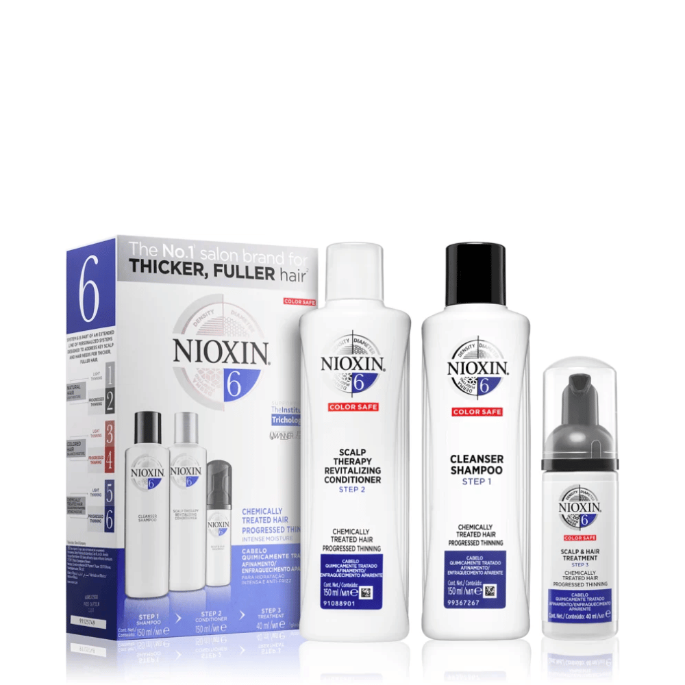 Nioxin System 6 Hair Treatment Set For Thinning Hair
