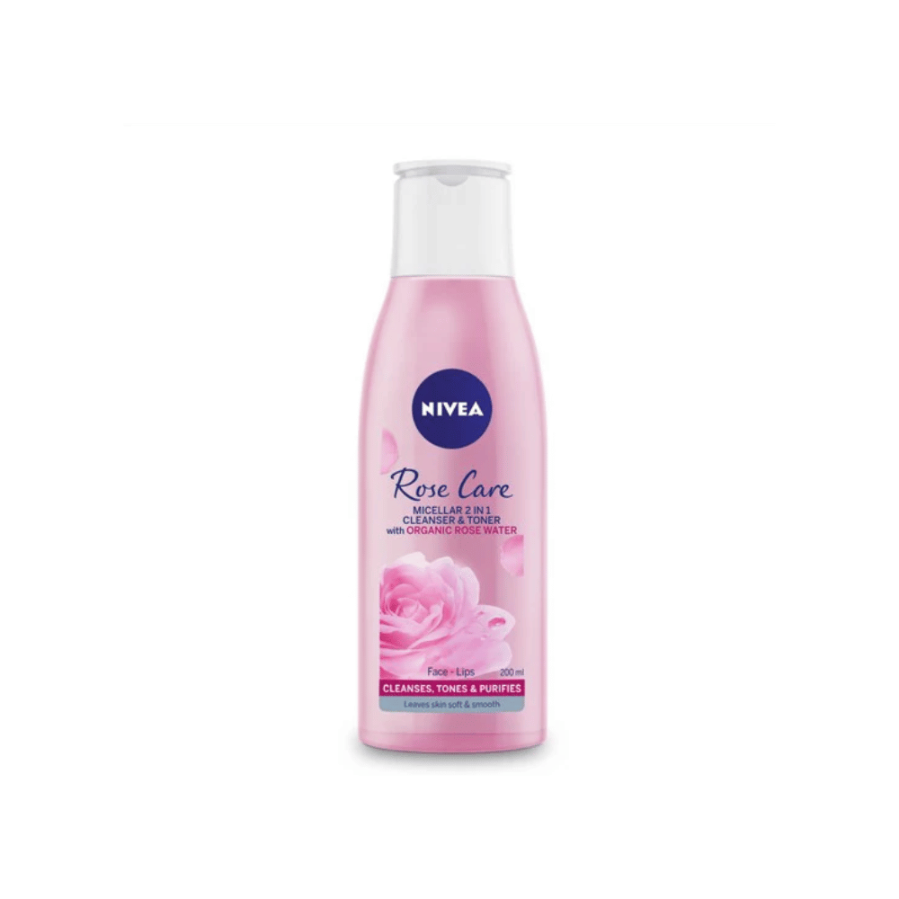 Nivea Rose Care Micellar 2 in 1 Cleanser & Toner 200ml