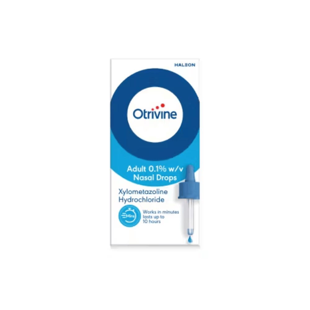Otrivine Adult 0.1% w/v Nasal Drops 10 ml