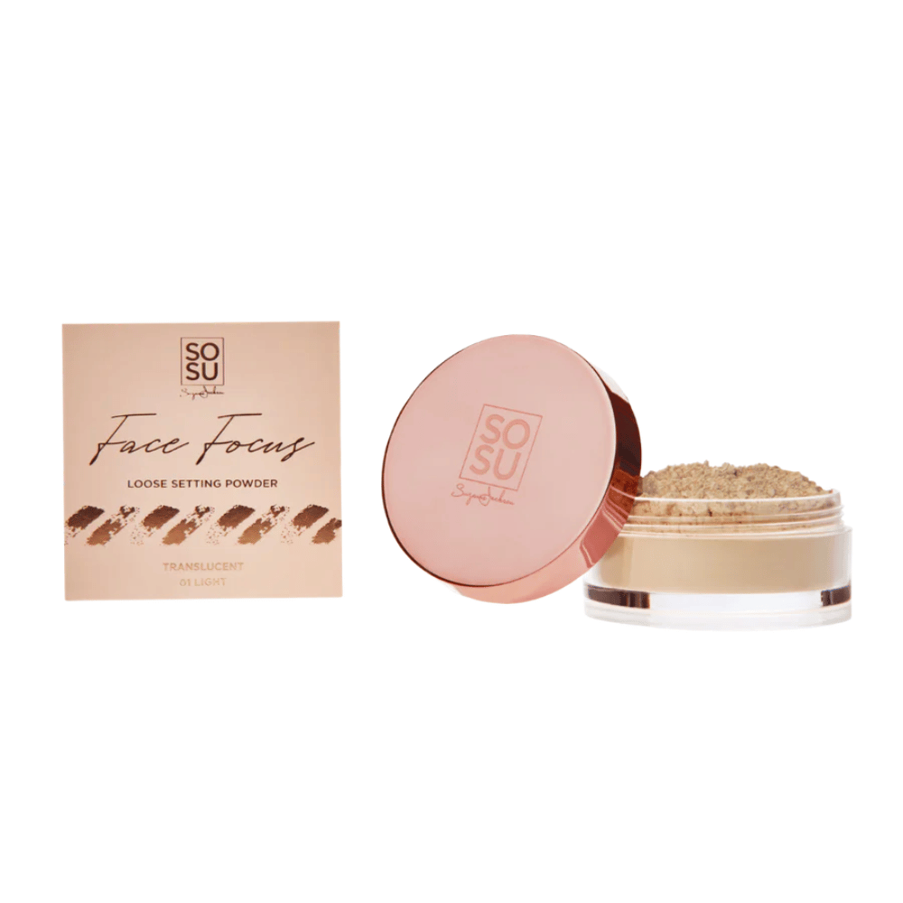 SOSU Face Focus Loose Setting Powder - Light
