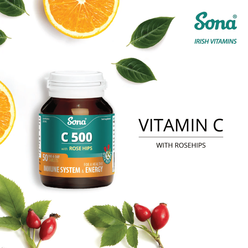Sona C500 Vitamin C 500mg 50 Tabs