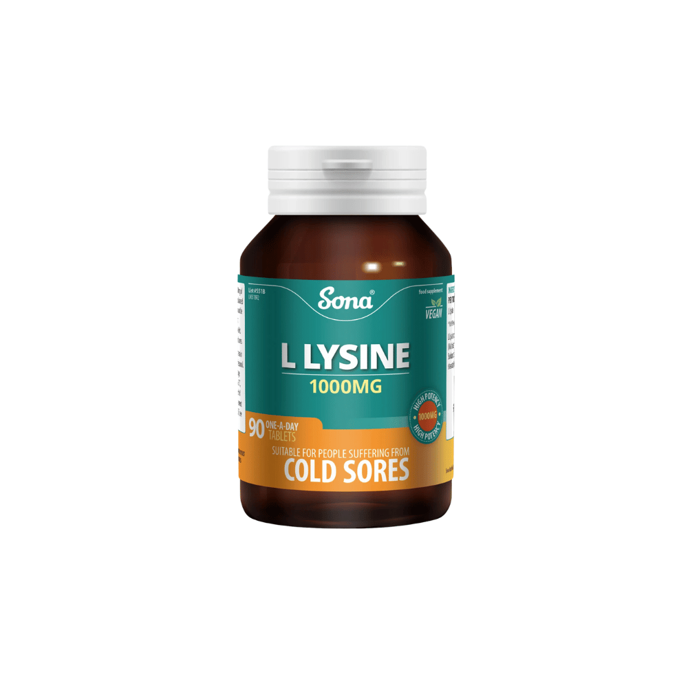 Sona L Lysine 1000mg 90 Caps