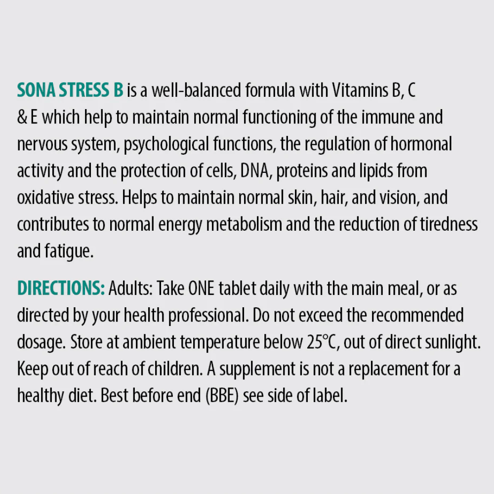 Sona Stress B 30 Tabs
