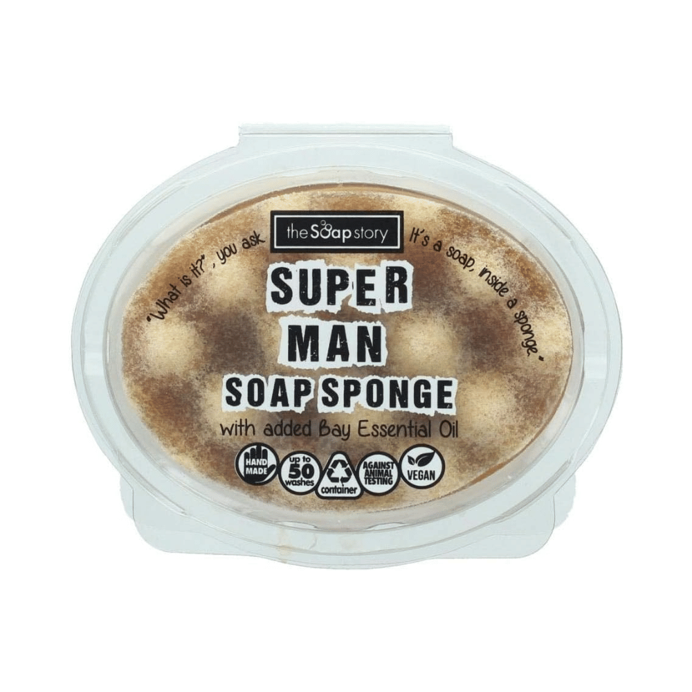 The Soap Story Soap Sponge - Super Man