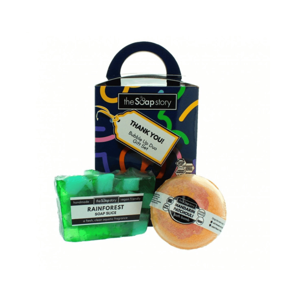 The Soap Story Thank You! Bubble Up Duo Gift Set