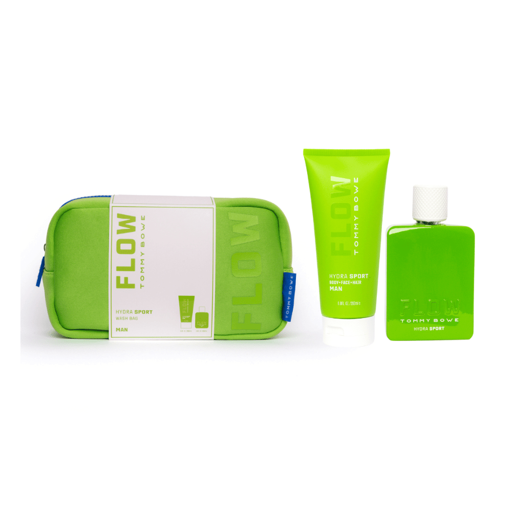 Tommy Bowe Flow Hydra Sport Wash Bag Giftset