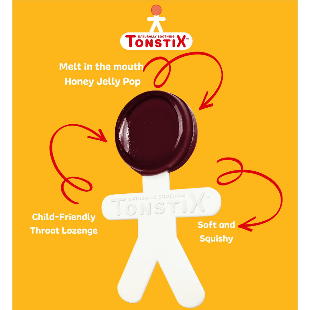 Tonstix Honey & Strawberry – 6 Jelly Pops