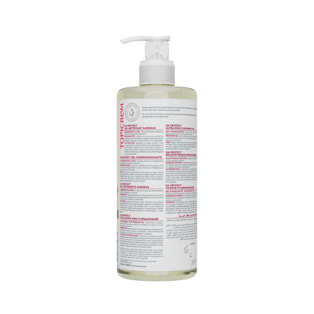 Topicrem DA PROTECT Ultra Rich Cleansing Gel 500 ml