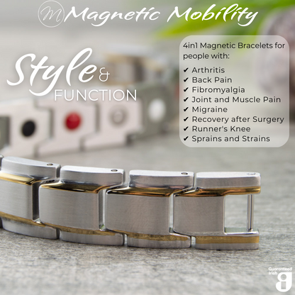 4in1 Magnetic Bracelet: Alexander's Moon | Magnetic Mobility