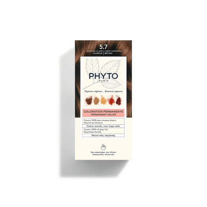 PHYTO HAIR COLOR 5.7 LIGHT CHESTNUT BROWN