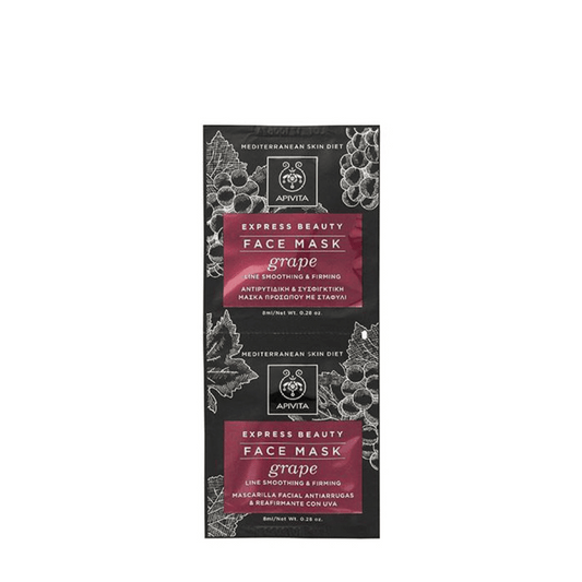 Apivita Express Beauty Face Mask Grape 2X8ml