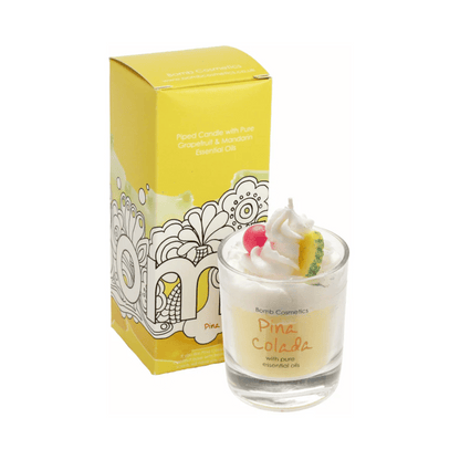Bomb Cosmetics Pina Colada Piped Candle