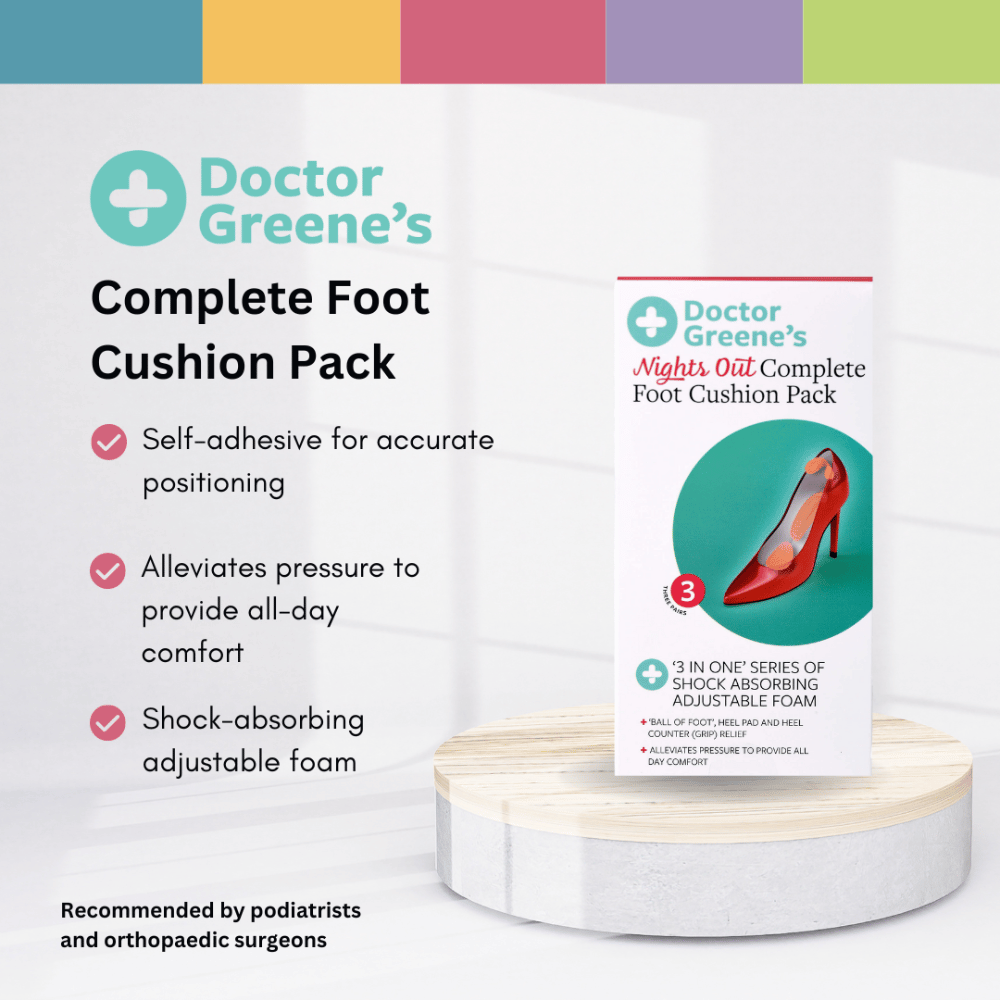 Doctor Greene's Nights Out Complete Foot Cushion Pack (3 Pairs)