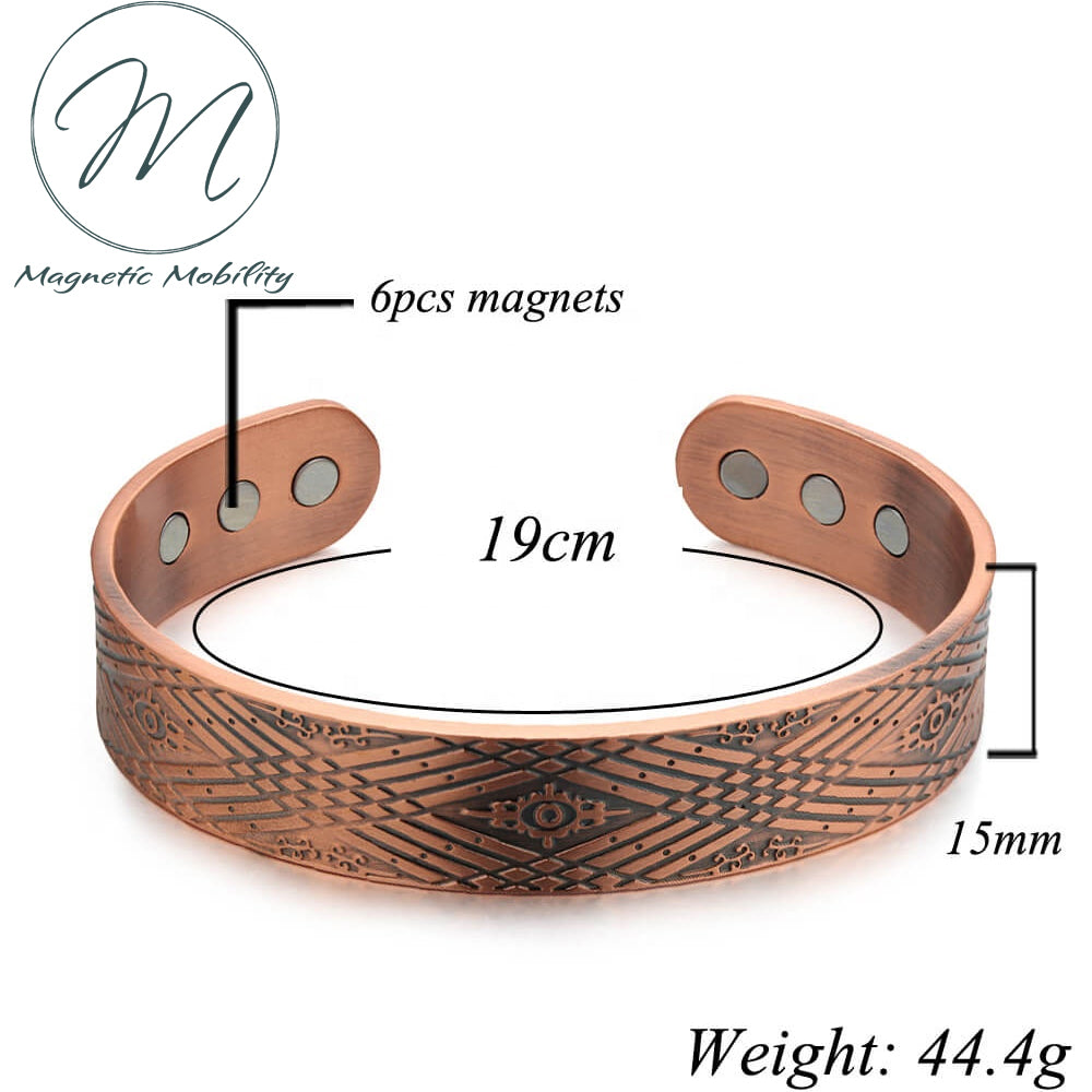 Copper Bracelet: Hawthorn  | Magnetic Mobility