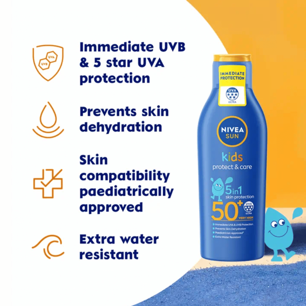 NIVEA Sun Kids Protect & Care 5in1 Lotion SPF50+ / 200ml