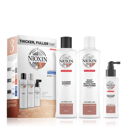 Nioxin System 3 Hair Treatment Set For Coloured Hair