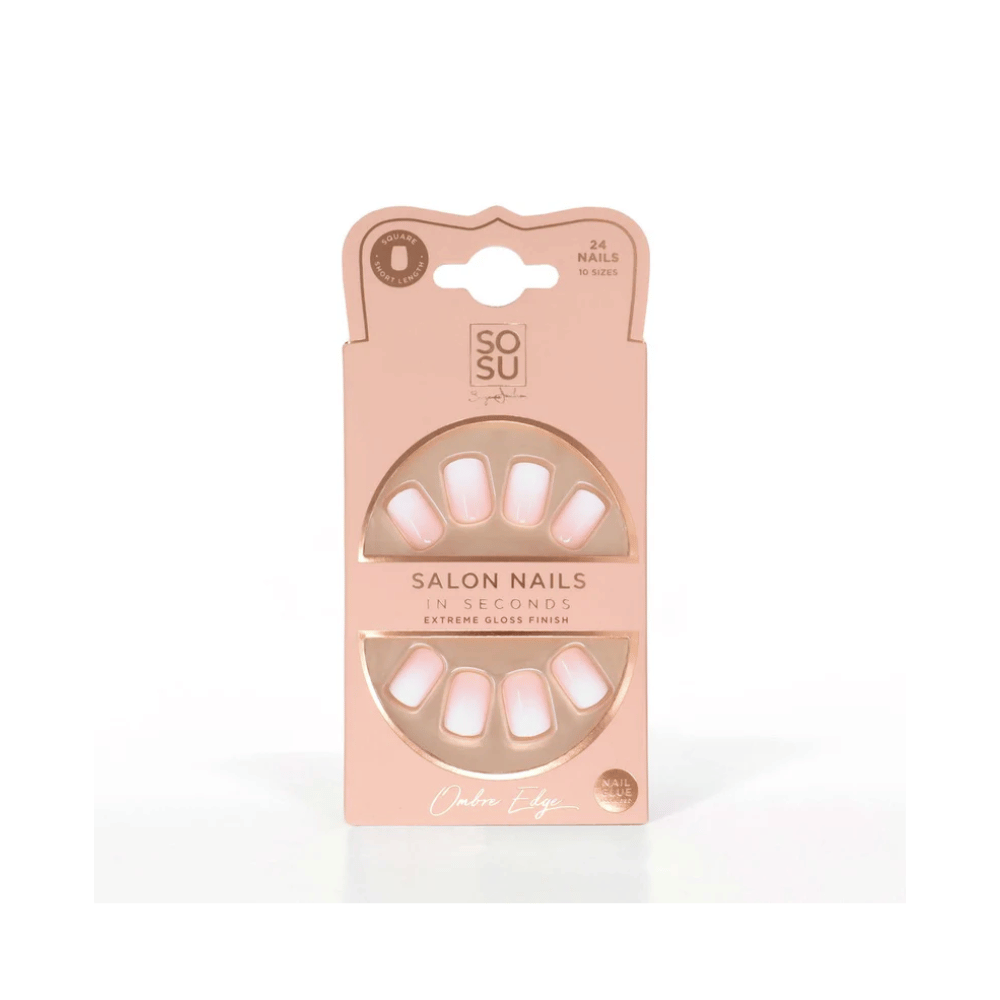 SOSU Ombre Edge Faux Nails