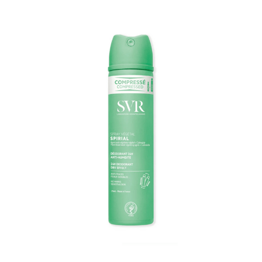 SVR SPIRIAL -VEGETABLE DEODERANT SPRAY 75ML ANTI-HUMIDITY