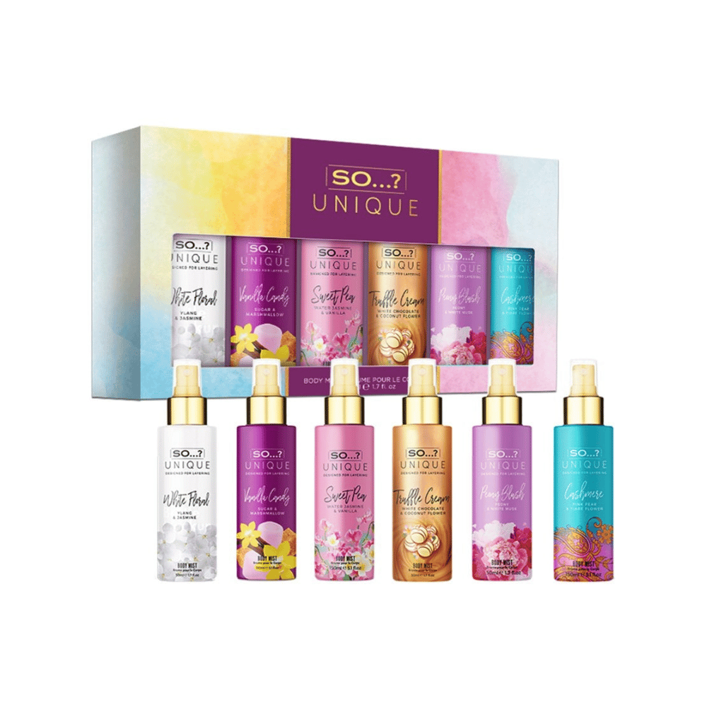 So...? Unique Body Mist 6 x 50ml Set