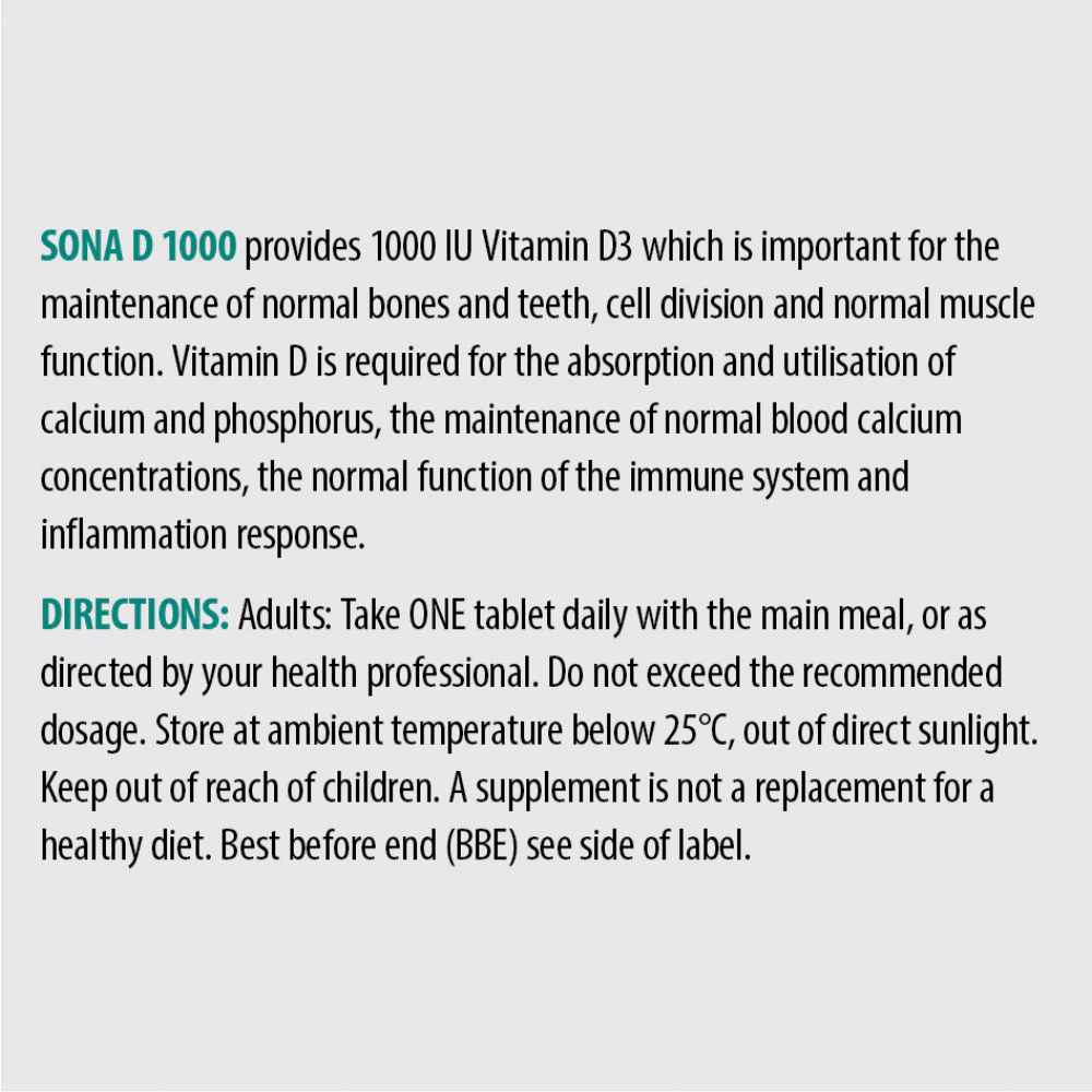Sona D1000 60 Tabs