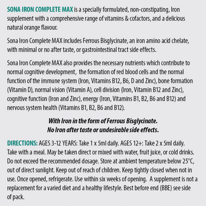 Sona Iron Complete MAX 200ml