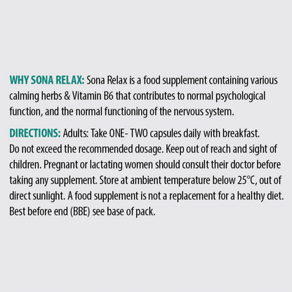 Sona Relax - Herbal Formula 30 Caps
