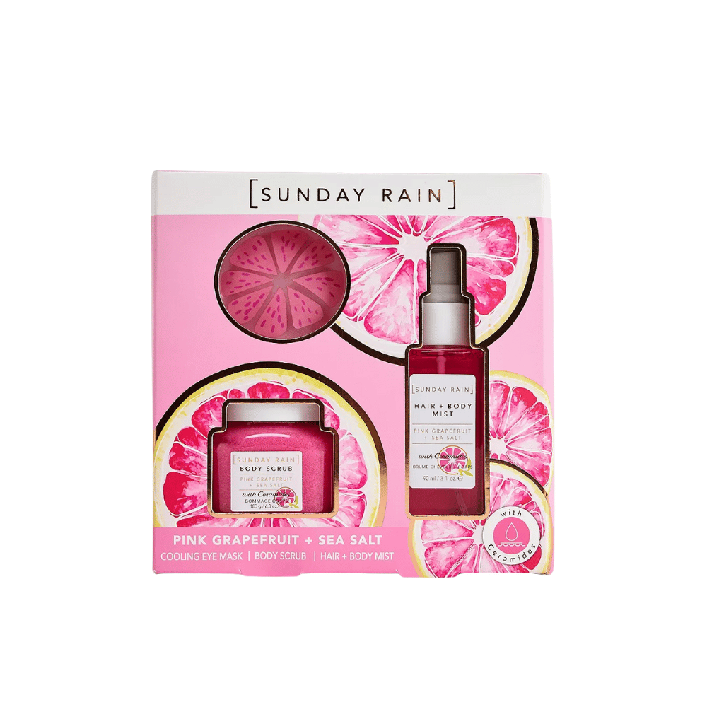 Sunday Rain Pink Grapefruit & Sea Salt Gift Set