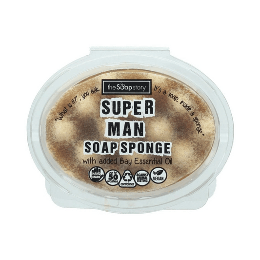The Soap Story Soap Sponge - Super Man
