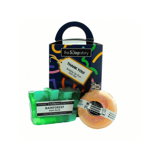 The Soap Story Thank You! Bubble Up Duo Gift Set