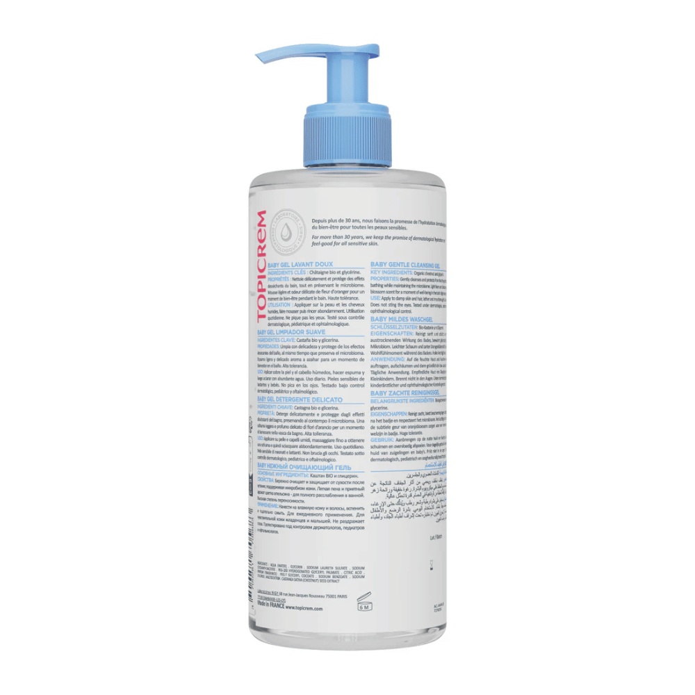 Topicrem BABY Gentle Cleansing Gel 500ml