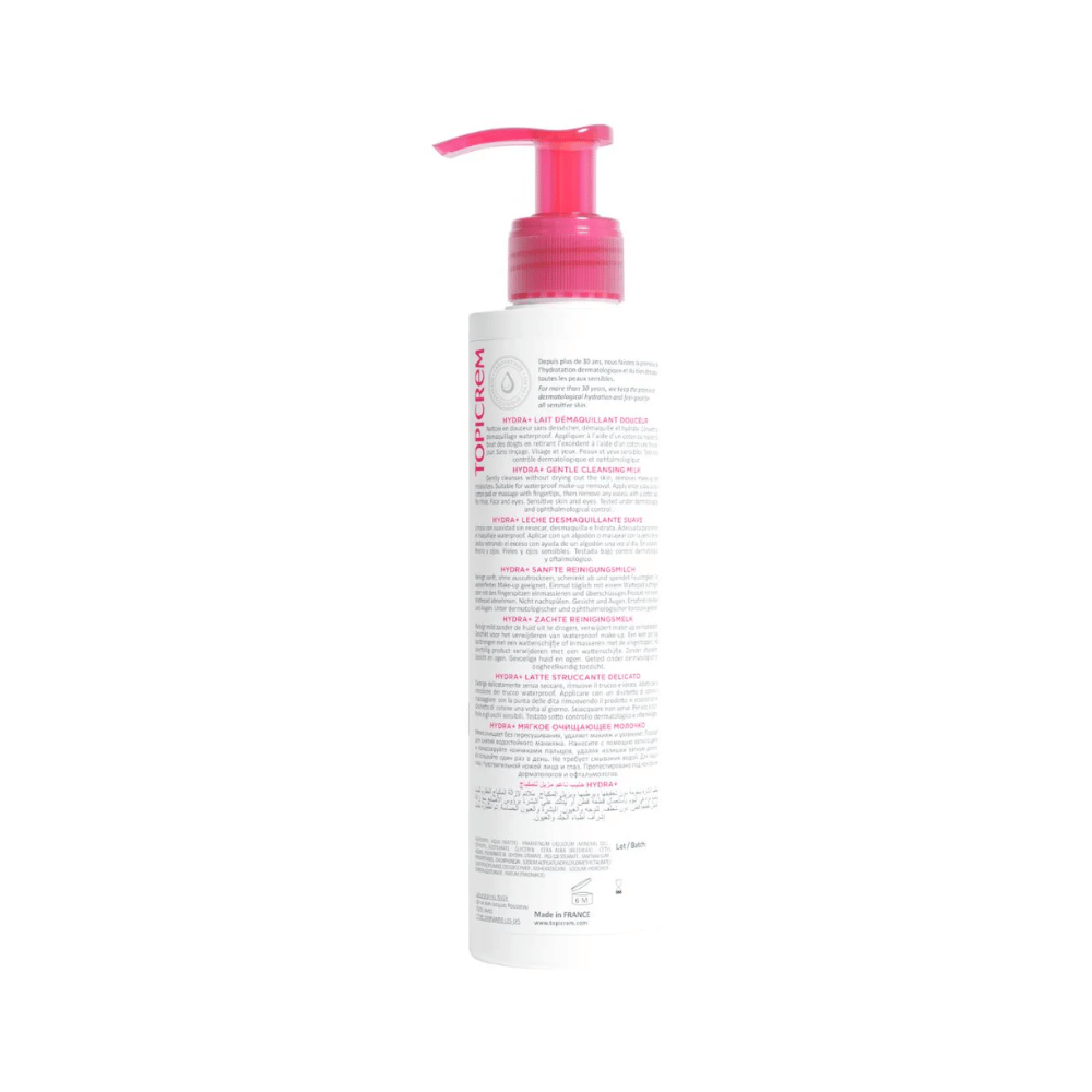 Topicrem Hydra+ Gentle Cleansing Milk 200ml