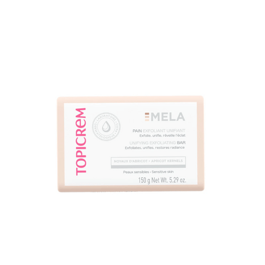 Topicrem MELA  Unifying Exfoliating Bar Face and Body 150g