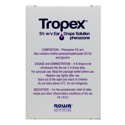 Tropex 5% ear drops- 10ml